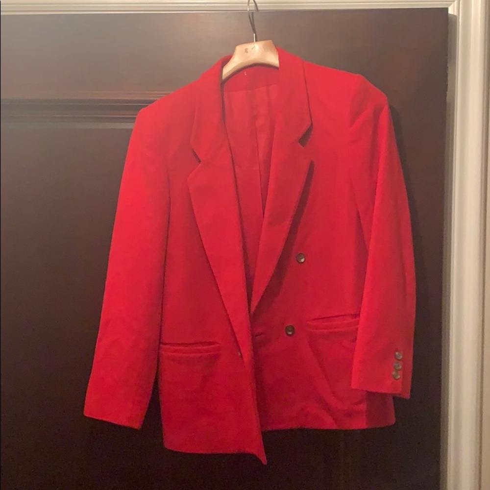 Red Alcott & Andrews blazer